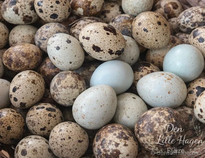 Vaktel Ruge egg fra Den lille hagen 😍celadon-jumbo 🐣🪺